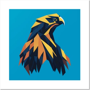 Geometric eagle Posters and Art